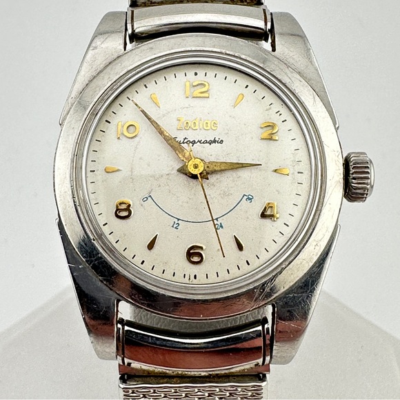 Zodiac Autographic Gentlemen’s 32mm Watch c.1950’s - Picture 2 of 7